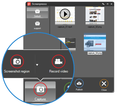 Phần mềm quy phim và chụp màn hình máy tính tốt nhất – Screenpresso Pro 1.7.16.0